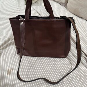 Vintage Italian Leather Crossbody‎ Purse